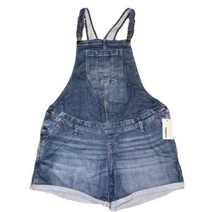 Sonoma Denim Blue Women’s Jean Short Overalls